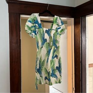 NWT Farm Rio Araras Mini Dress